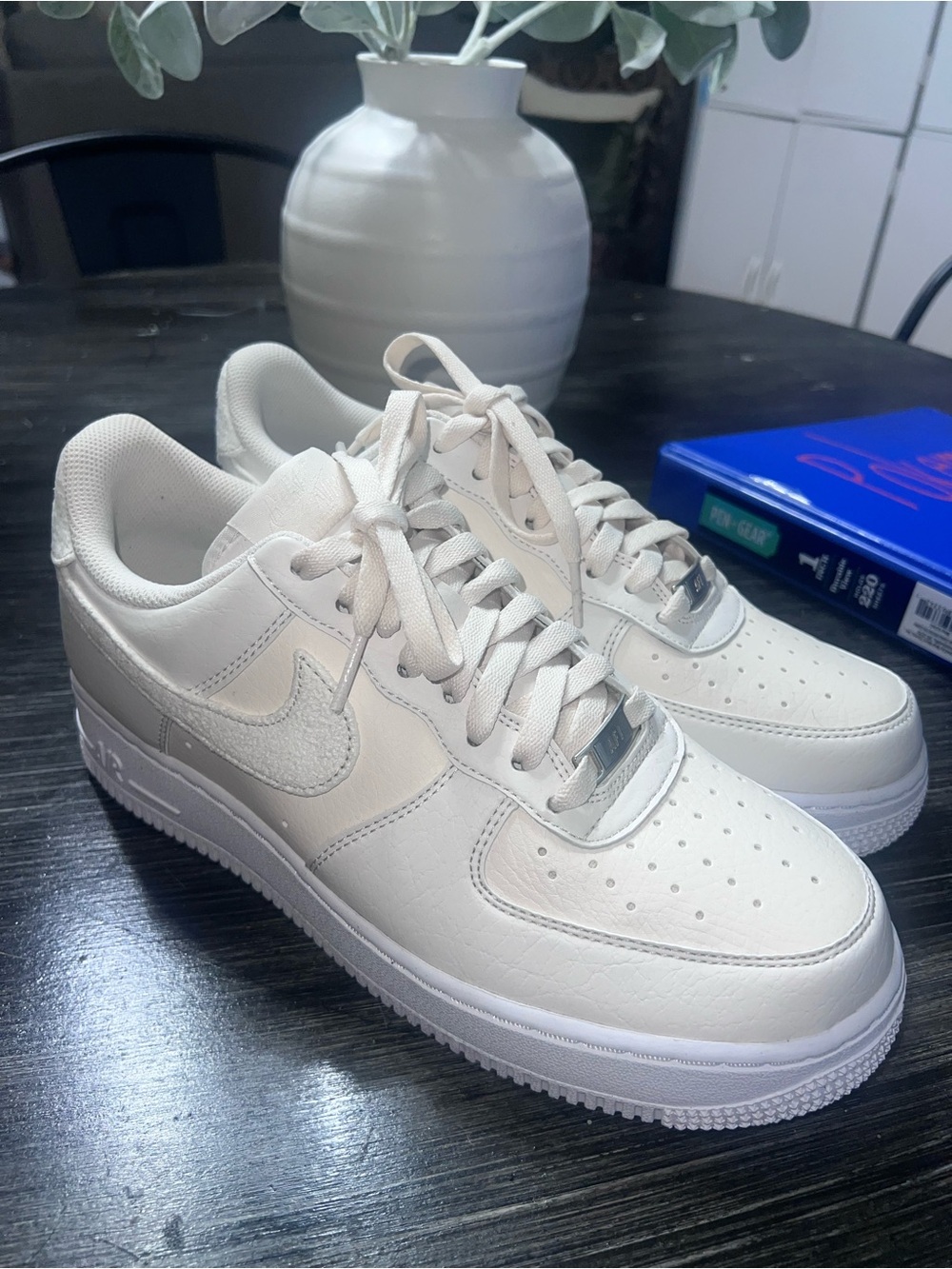 Nike Women’s Air Force 1 Low Sneakers - Cream/White